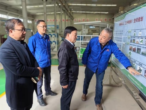 敦煌種業(yè)黨委書記、董事長劉興斌等到奧凱種機(jī)、慶和農(nóng)業(yè)公司洽談交流