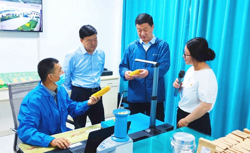 甘肅省地方金融監(jiān)管局、甘肅證監(jiān)局領(lǐng)導蒞臨敦煌種業(yè)調(diào)研指導